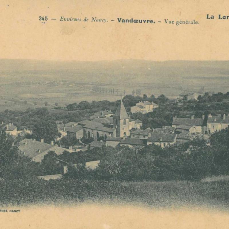 Umgebung von Nancy - Vandoeuvre - Überblick. Quelle: „La Lorraine illustrée“